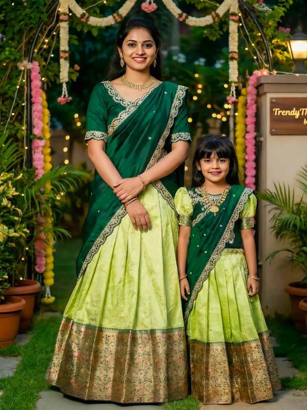 PAITHANI KIDS LEHENGA CHOLI silk Affordable kids clothing Mumbai